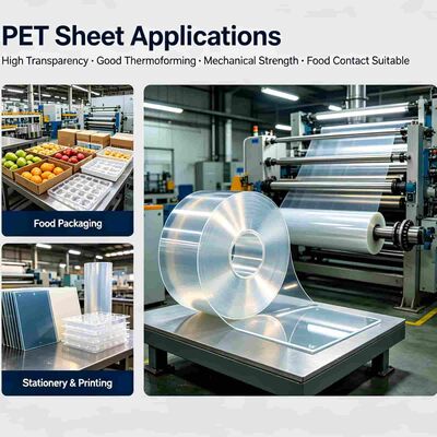 GWELL Twin Screw PET Sheet Extrusion Line No Crystallization Drying APET RPET PETG Thermoforming Sheet Making Machine for Food Blister Packaging