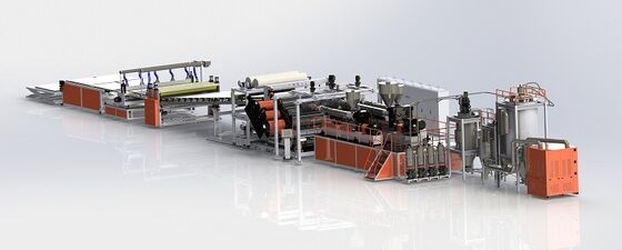 buy GPPS Sheet Extrusion Line with 600-1220mm Width and 0.125-3mm Thickness Featuring Single Screw Design online manufacture