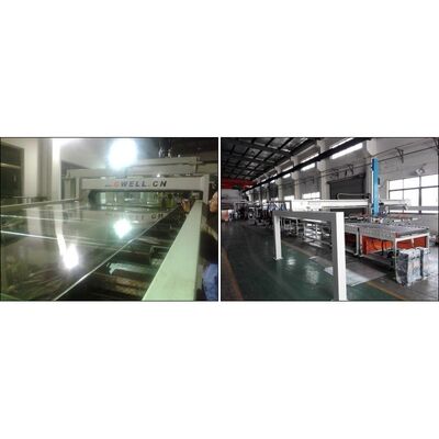 buy High Transparency PC Sheet Extrusion Line with 600-1220mm Width and 0.125-3mm Thickness for Optical Applications online manufacture