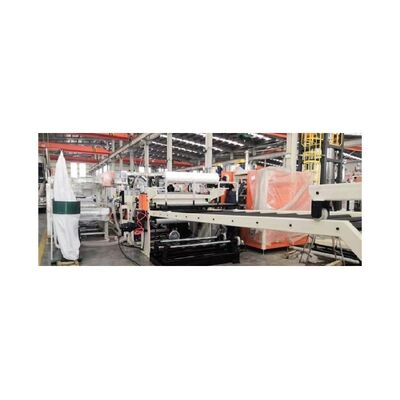 buy 600-1220mm Width 0.125-3mm Thickness PC Sheet Extrusion Line with Single Screw Design for PC PMMA PET GPPS MS Material online manufacture