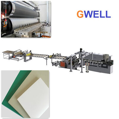 buy PP ABS PE Hdpe Sheet Extruders Advertising Board Extrusion Line 400kg H online manufacture