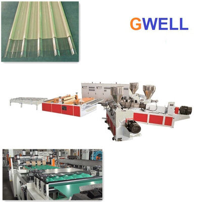 buy Synthetic Resin Glazed Tile PVC Roof Board Extrusion Line ASA Co Extrusion Machine online manufacture