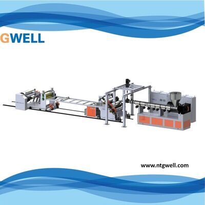 buy Single Screw PP Thick Plastic Board Making Machine Extrusion Line online manufacture