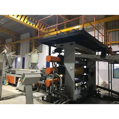 buy Synthetic Resin Glazed Tile PVC Roof Board Extrusion Line ASA Co Extrusion Machine online manufacture