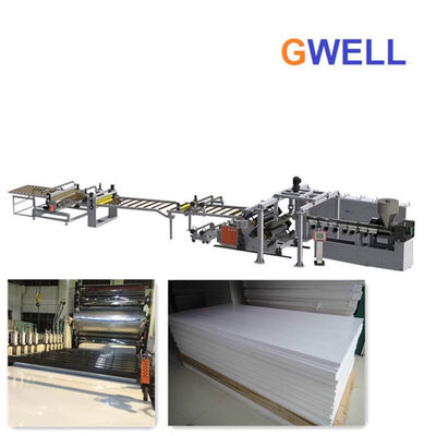 buy 8mm Thick PMMA ABS Sheet Extrusion Line Single Screw Board Extrusion Machine online manufacture