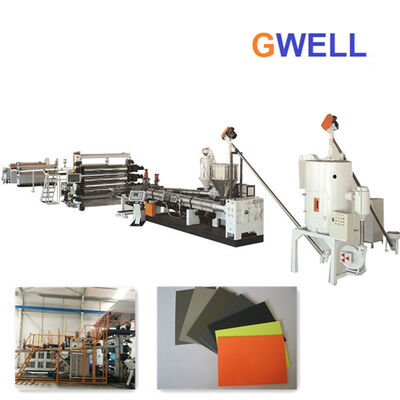 buy PP PE ABS PVDF Cabinet Board Extrusion Line 600kg H online manufacture