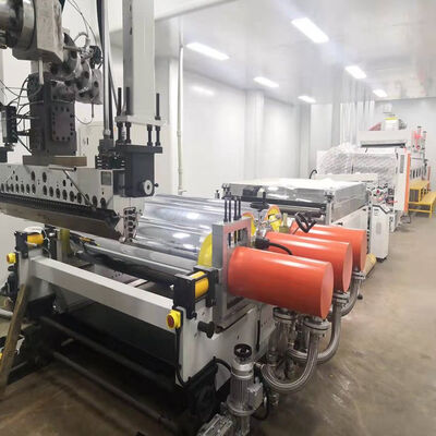 buy Single Screw Parallel Screw PETG Board Extrusion Machine For Cabinet Advertising Display online manufacture