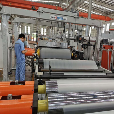 buy GWELL Brand PP HDPE ABS Thick Board Extrusion Line for Advertising and Print Boards 1000-2000mm Width 3-50mm Thickness Heat Resistant up to 100 Degrees online manufacture