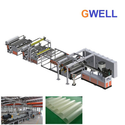 buy EVA Cast Film Extrusion Line EVA Film Making Machine 2200mm Automobile Safety Glass online manufacture