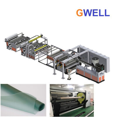 buy EVA Extrusion Building Glass Intermediate Cast Film Extrusion Line 600KG H online manufacture