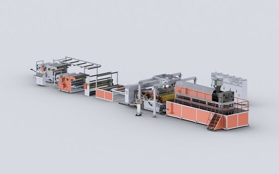buy TPU Composite Cloth Film Extrusion Line Single Screw 500kg/H online manufacture