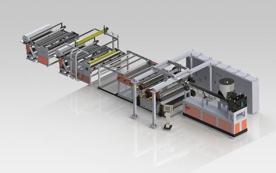 buy PVB Building Automobile Glass Cast Film Extrusion Line 2000 - 3500mm online manufacture