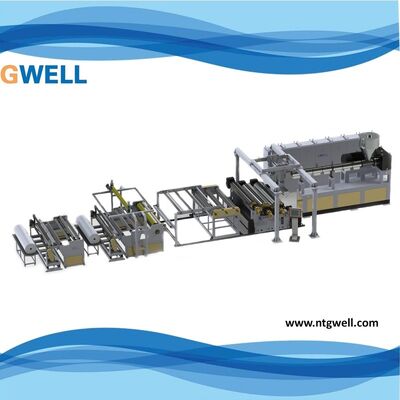buy POE Solar Film Production Line Single Screw Design 400kg/H Output online manufacture