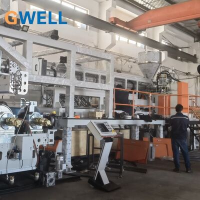 buy EVA/POE/EPE(EVA+POE+POE) Cast Film Extrusion Machine, PV Encapsulation Extrusion Poe Film Making Machine online manufacture