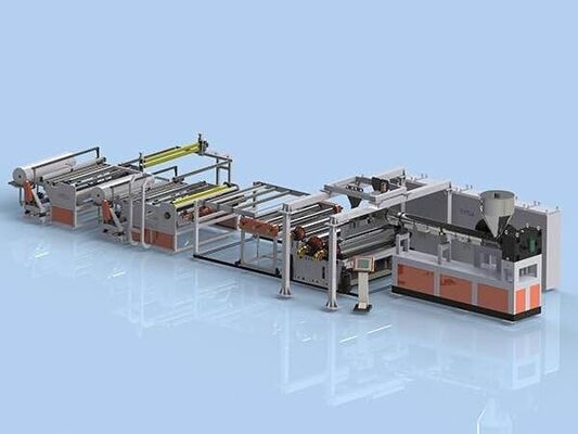 buy EVA / POE Solar Film Extrusion Line For Solar Panel Encapsulation Liner Speed 16m/s online manufacture