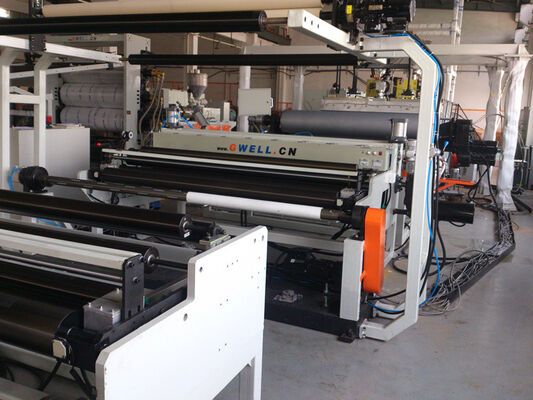 buy GWELL EVA Solar Film Extrusion Line with 2200mm Width 0.3-1mm Thickness and 15m/min Linear Speed for PV Module Encapsulation online manufacture