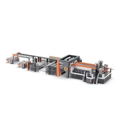 buy 2600mm Wide EVA Solar Film Extrusion Line with 300-700kg/h Output and ≤2% Shrinkage Rate for Solar Panel Encapsulation online manufacture