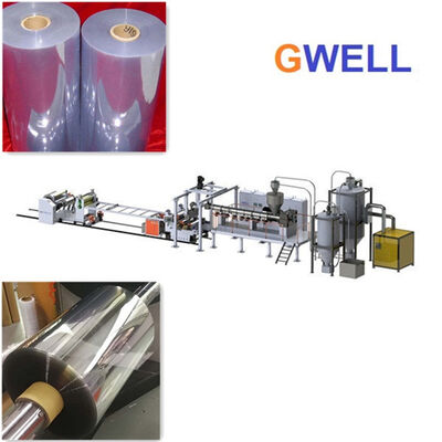 buy PETG Sheet Making Machine PET Transparent Film Production Line Twin Screw Extruder online manufacture