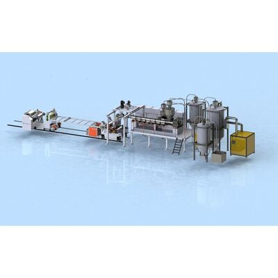 buy Utilize 100% recycled PET Sheet Extrusion Line with post-consumer recycled PET material online manufacture