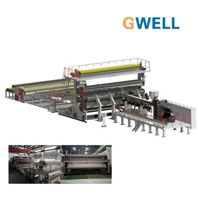 buy HDPE Waterproofing Membrane Production Line HDPE water proof film extrusion machine online manufacture