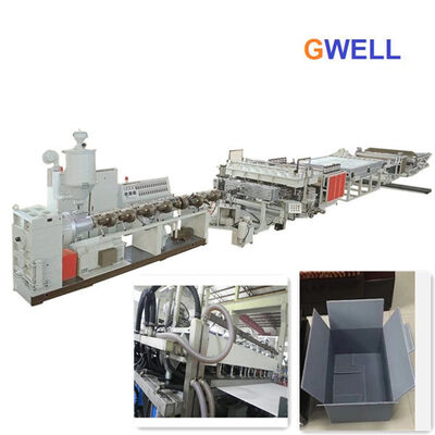 buy PE Hollow Board Extrusion line PE Lattice Board Production Machine Twin Screw Extruder online manufacture
