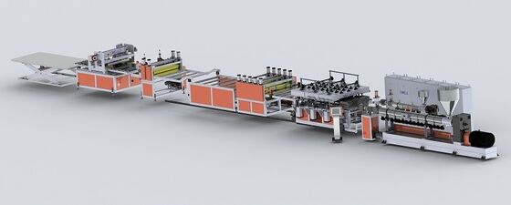 buy Multiwall PP Hollow Section Plate Extrusion Line Used For Fruit Folding Boxes online manufacture