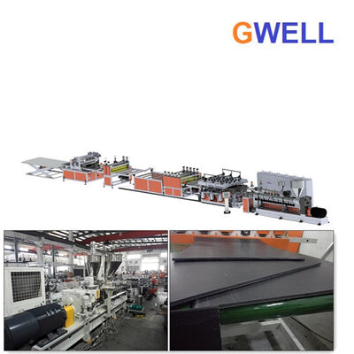 buy PE Hollow Profile Sheet Machine PP Hollow Build Board Production Line online manufacture