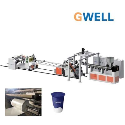 buy ABA 3 Layers Co-extrusion, PP Thermoforming Sheet Extrusion Line PP Thermoforming Extrusion Process Blister Sheet Making Machine online manufacture
