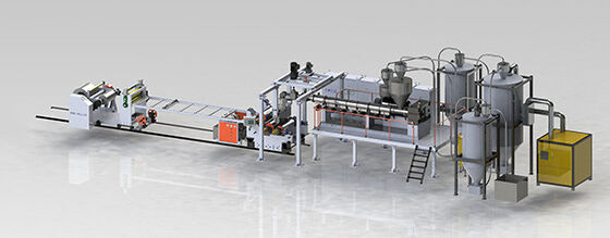 buy Single Screw PET Blister Sheet Extrusion Machine PET Transparent Sheet Machine online manufacture