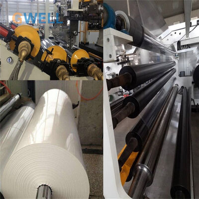 buy A-B-A 3 Layers Co-extrusion PP Blister Sheet Extrusion Line with 800-1500mm Width and 300-700kg/h Output for Food Packaging online manufacture