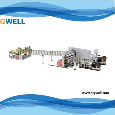 buy Soft Pvc Sheet Making Machine Plastic Plate Production Line 400kg/H online manufacture